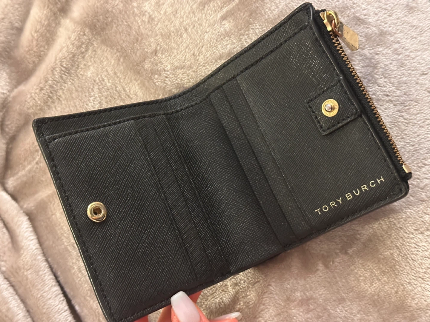 Tory Burch Black Leather Bifold Wallet - photo 2