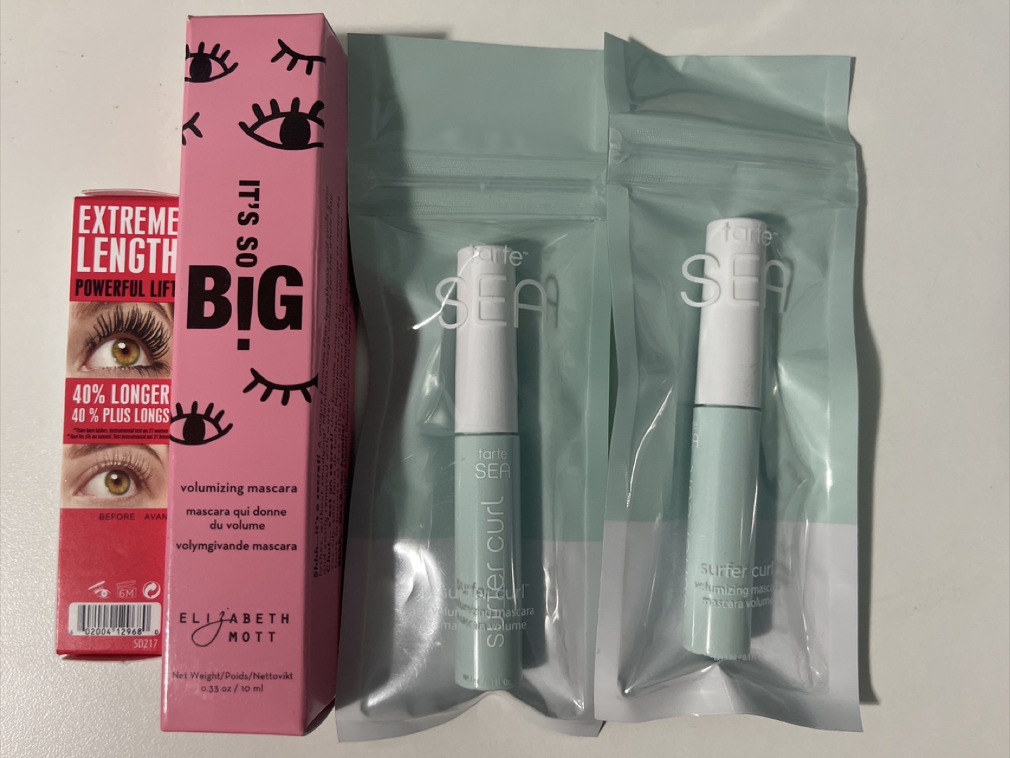 Mascara Lot [Tarte, Benefit, Elizabeth Mott]