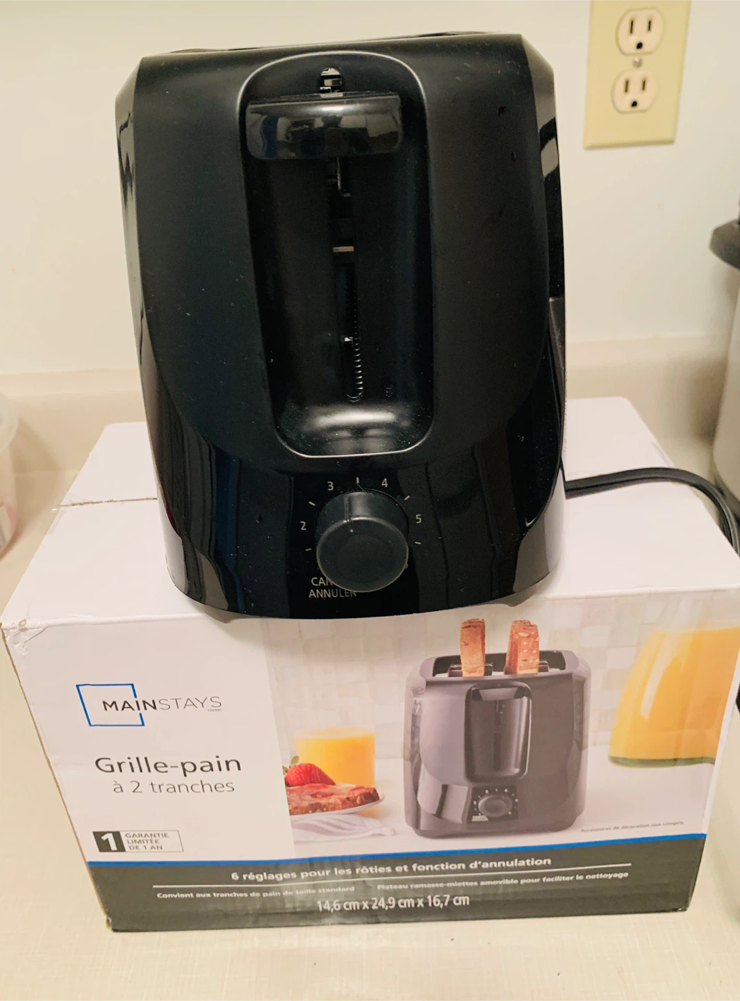 Mainstays 2-Slice Toaster
