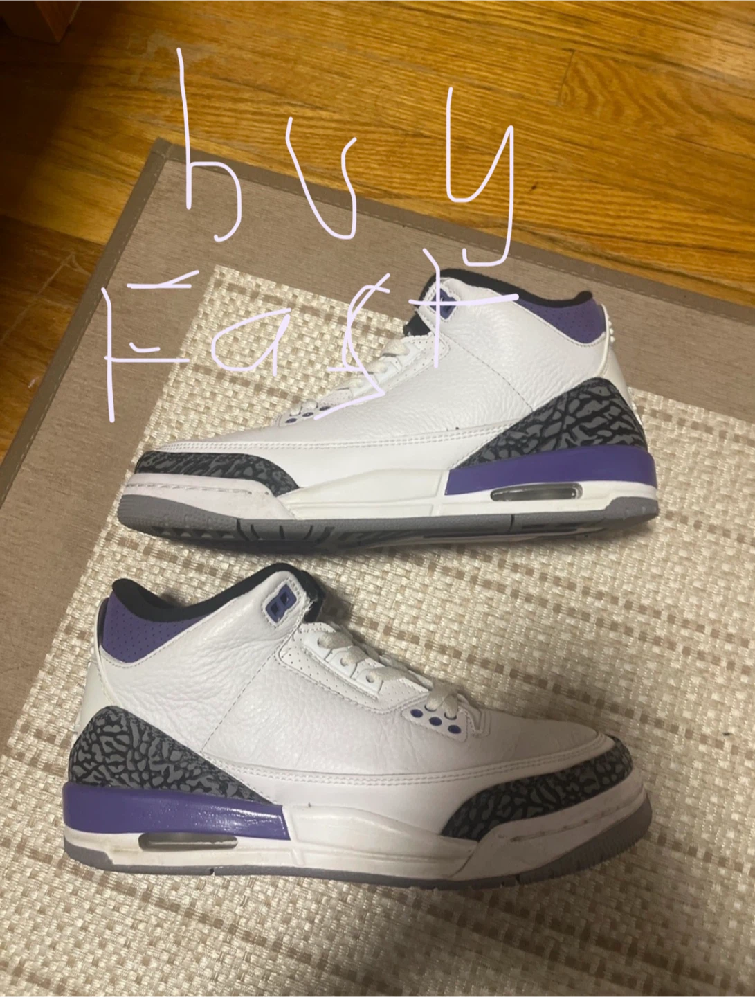 Air Jordan 3 “Dark Iris” – Size [6.5]