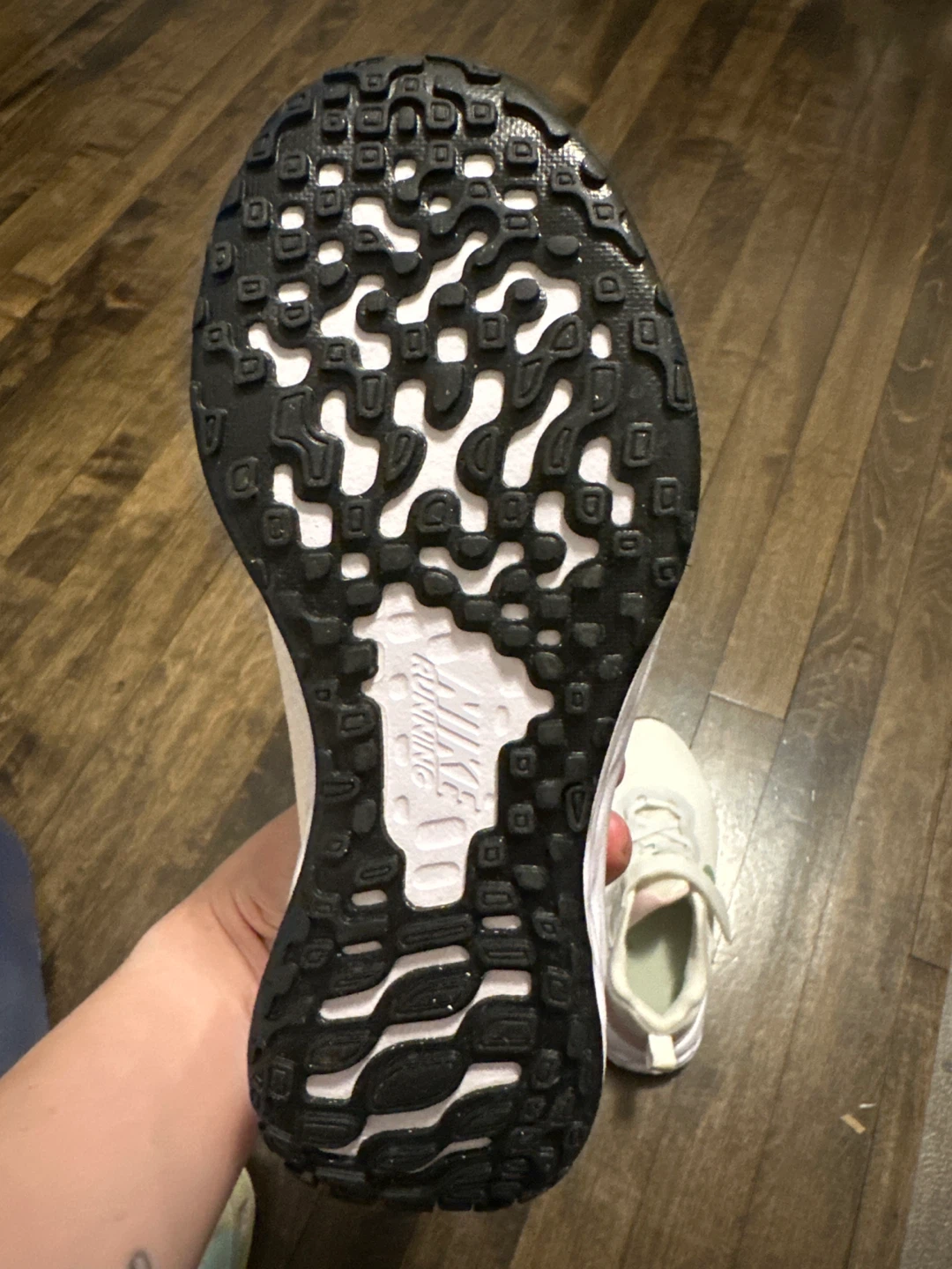 Nike Running Shoes White/Green/Pink US 13.5C - photo 2