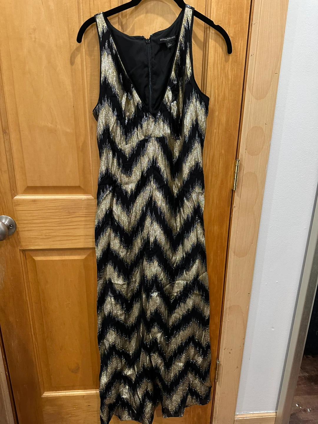 Banana Republic Factory Lurex Chevron Maxi Dress - photo 2