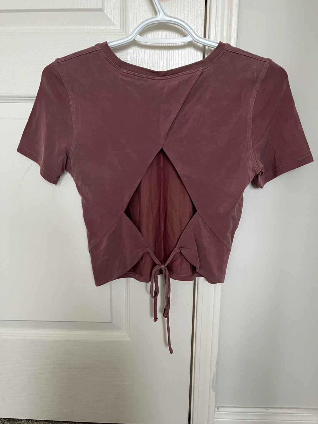 Lululemon Open Tie-Back Short Sleeve Shirt - Spiced Chai - photo 2