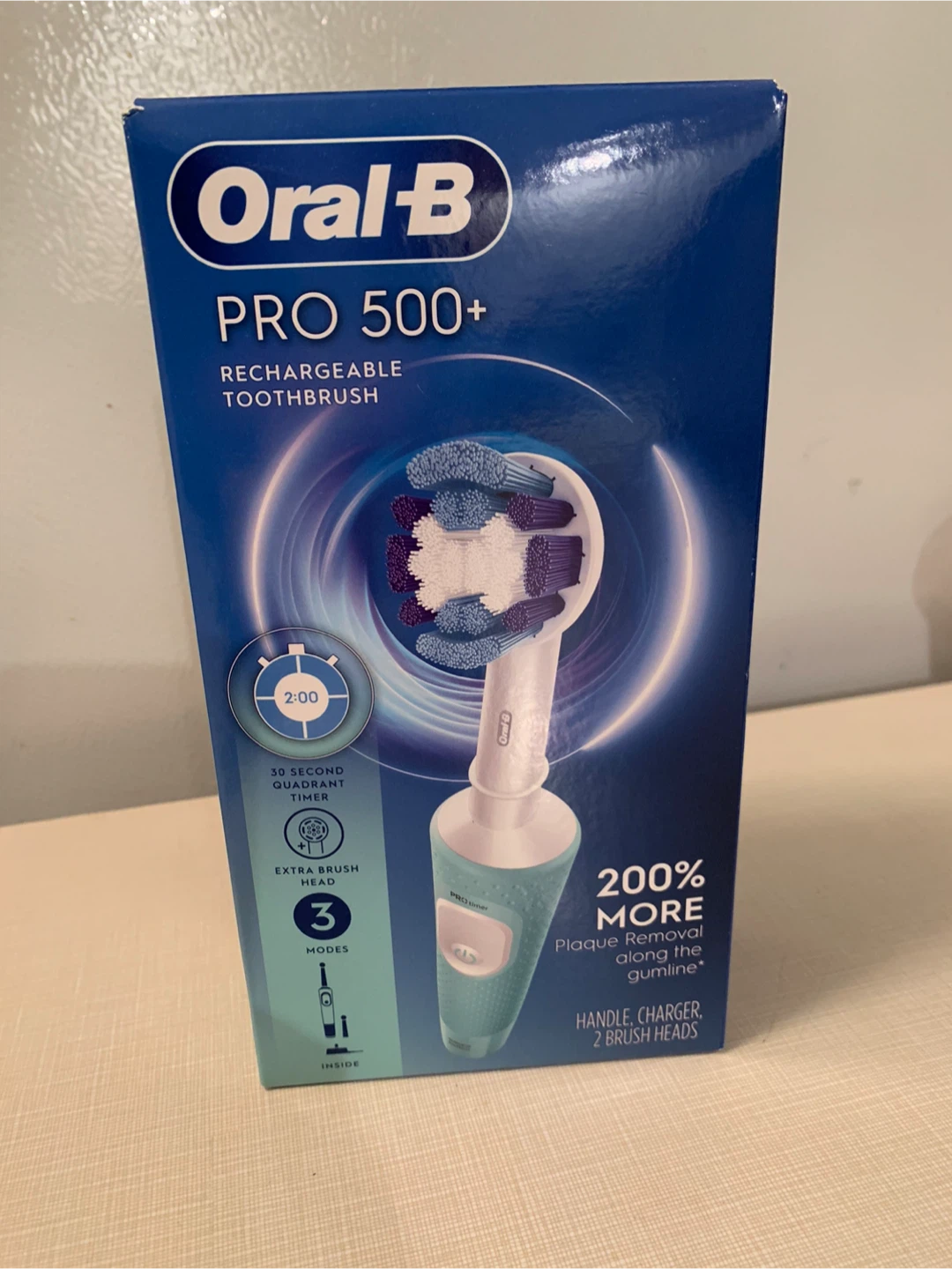 Oral-B PRO 500+ Rechargeable Toothbrush