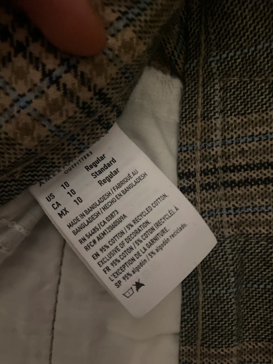 American Eagle Plaid Wide Leg Pants - photo 3