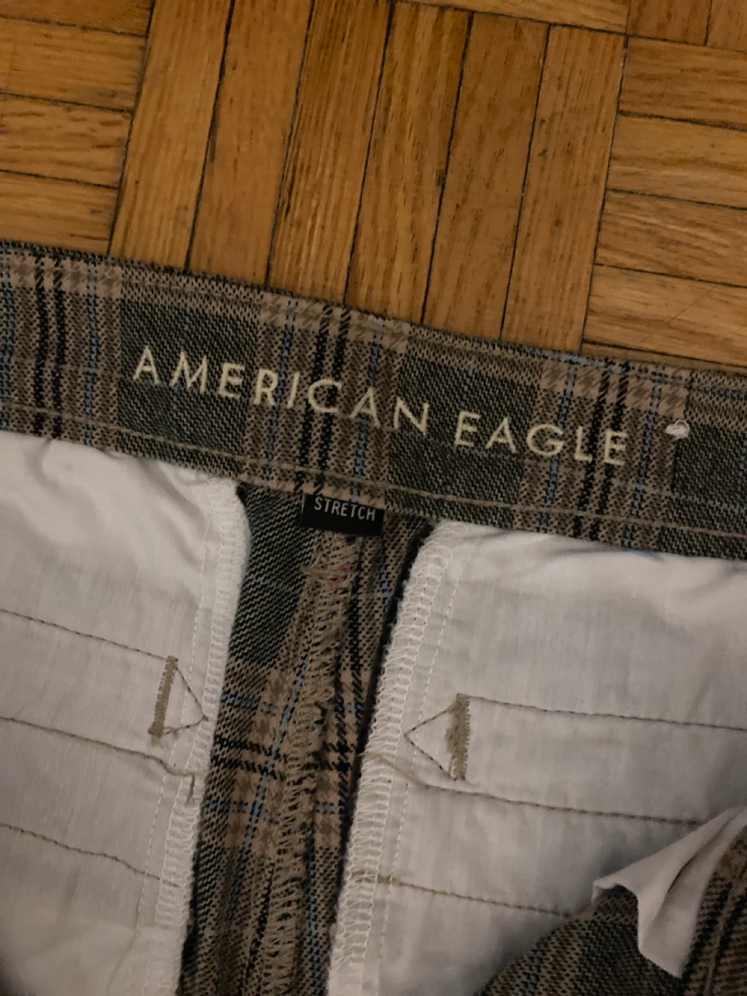 American Eagle Plaid Wide Leg Pants - photo 2