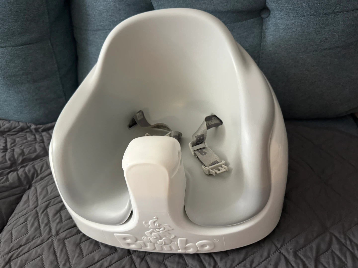 Bumbo Baby Seat White & Grey