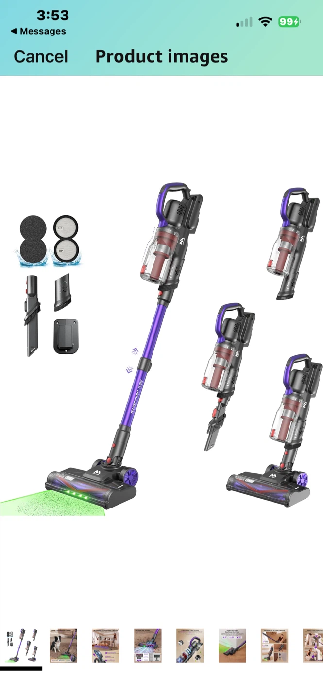 AlloyMove cordless vacuum