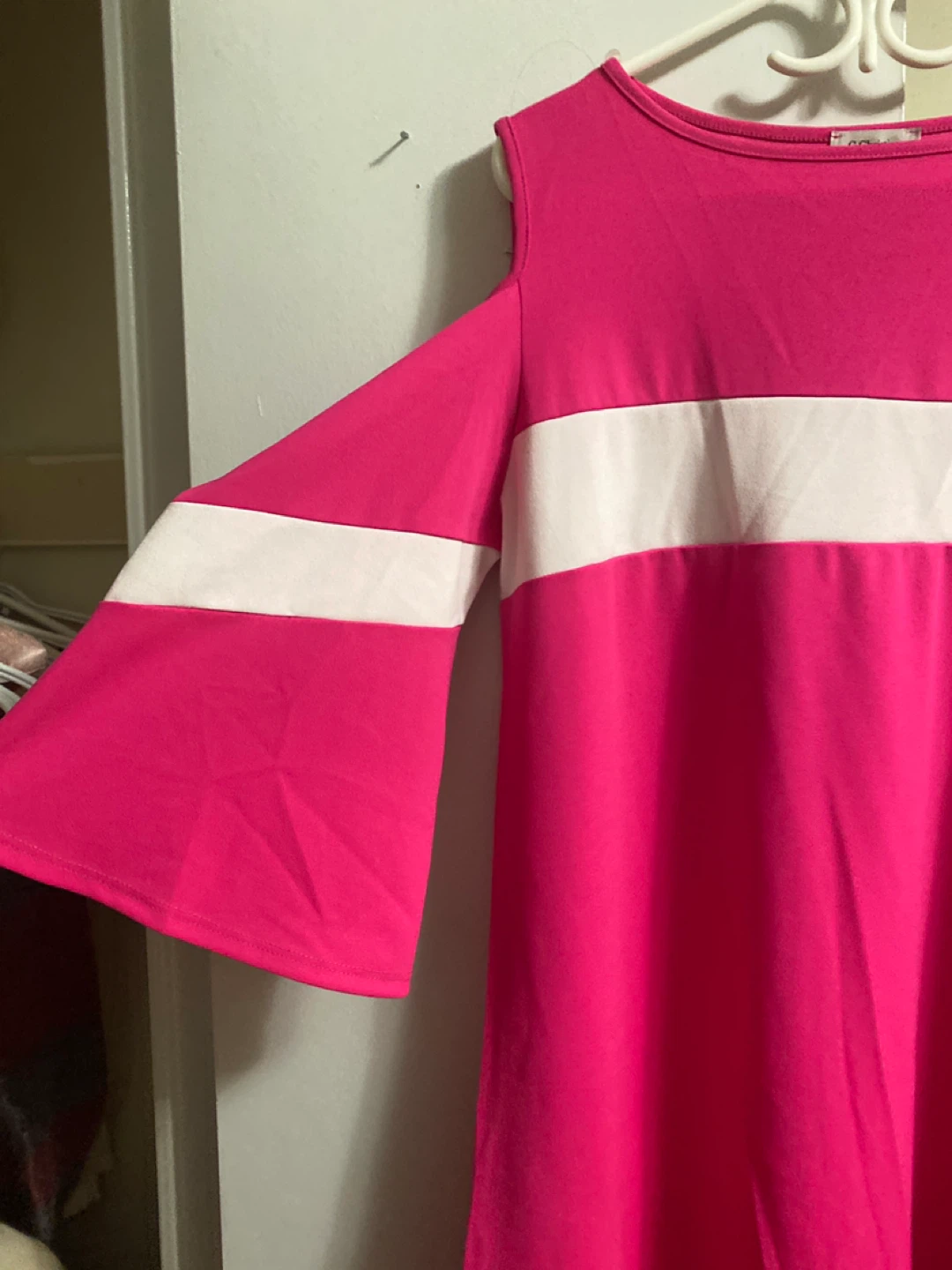 C Christian Los Angeles Pink Cold Shoulder Dress - photo 2