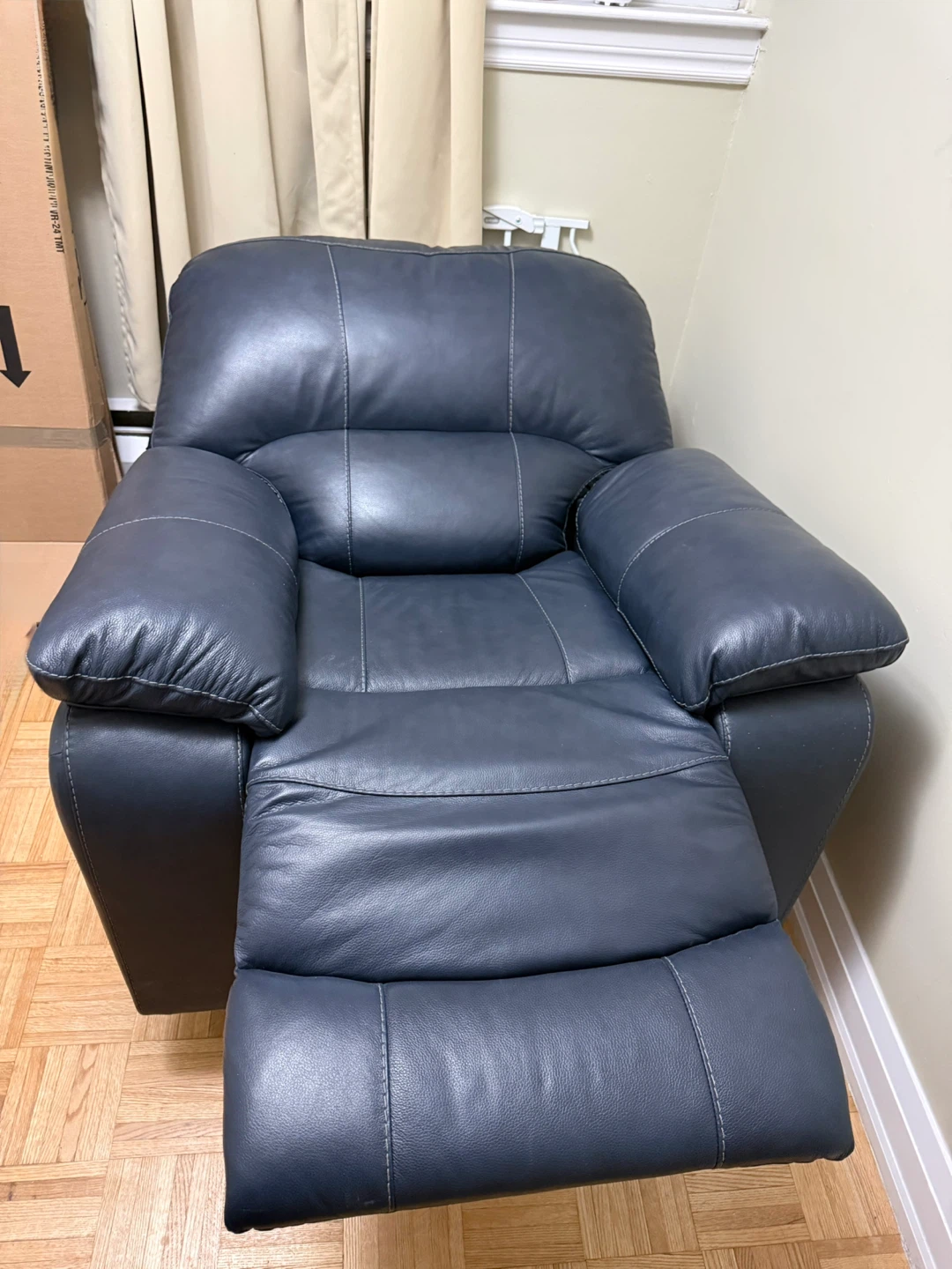 Electric Power Rocker Recliner with Padded faux leather - photo 2