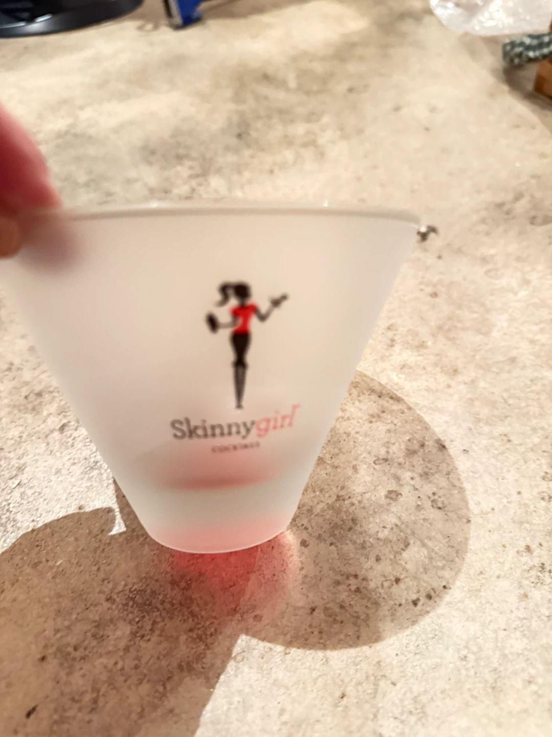 Skinnygirl Frosted Cocktail Glass