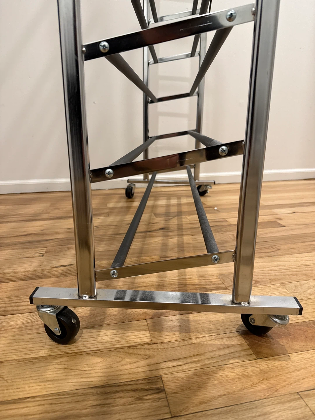 10-Tier Metal Shoe Rack with Wheels 👟 🛞 - photo 4