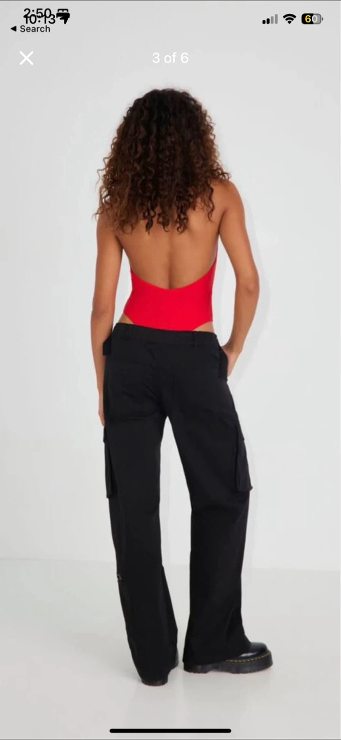 Garage Wide Leg Black Cargo Pants - photo 3