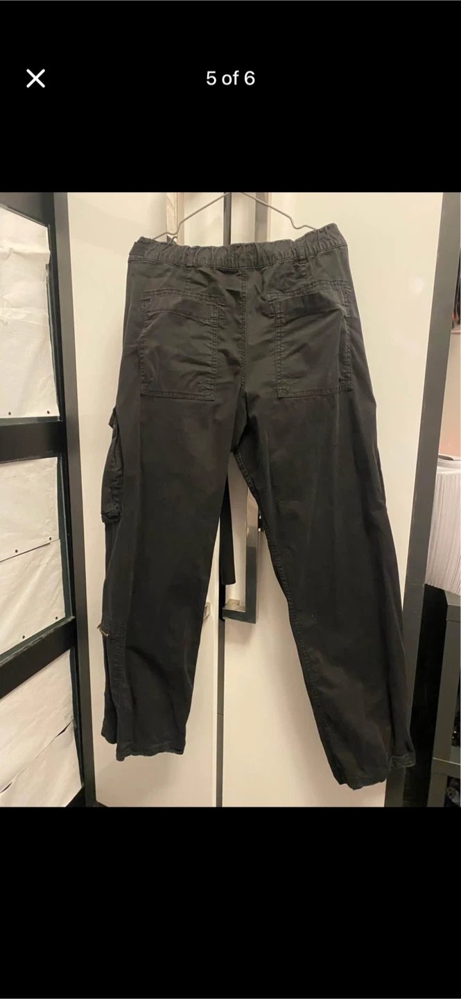 Garage Wide Leg Black Cargo Pants - photo 5