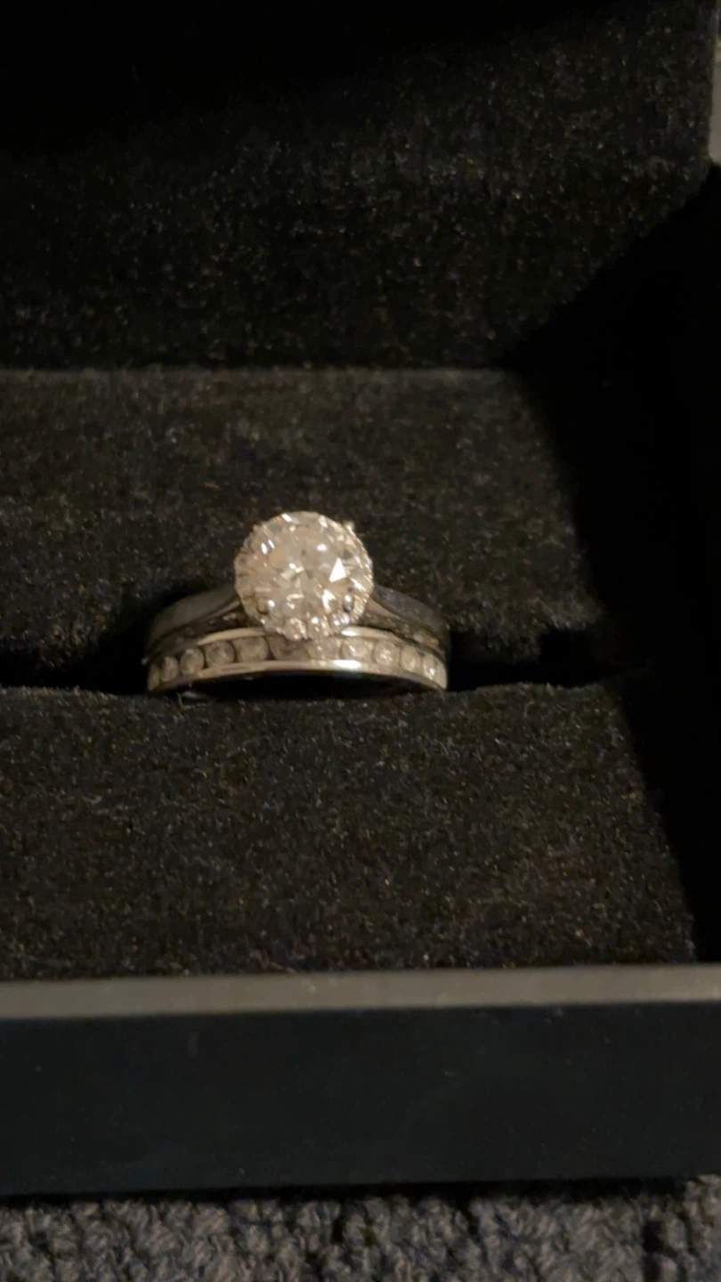 Diamond Wedding Ring Set