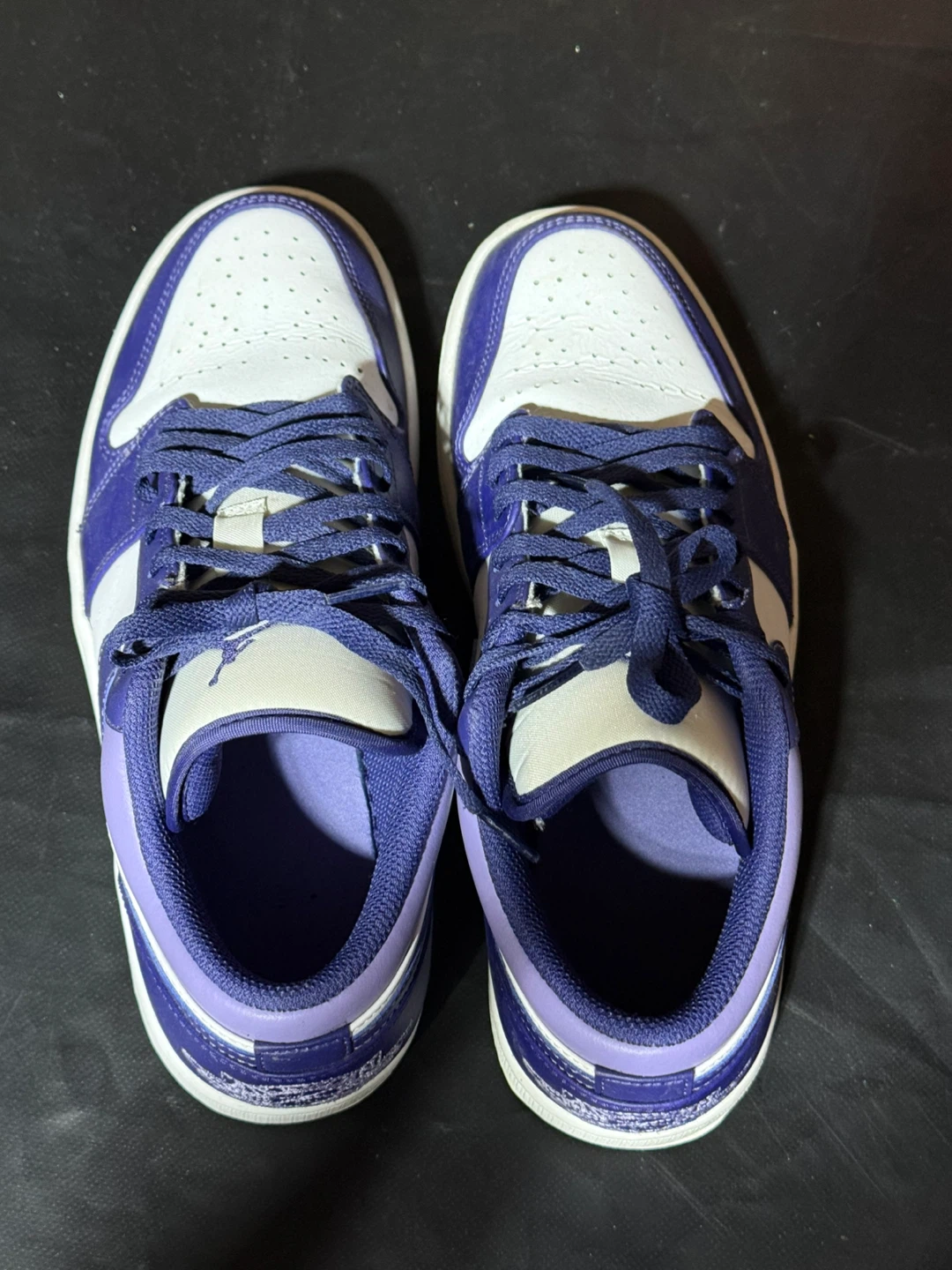 Air Jordan 1 Low Purple White Size 9 - photo 3