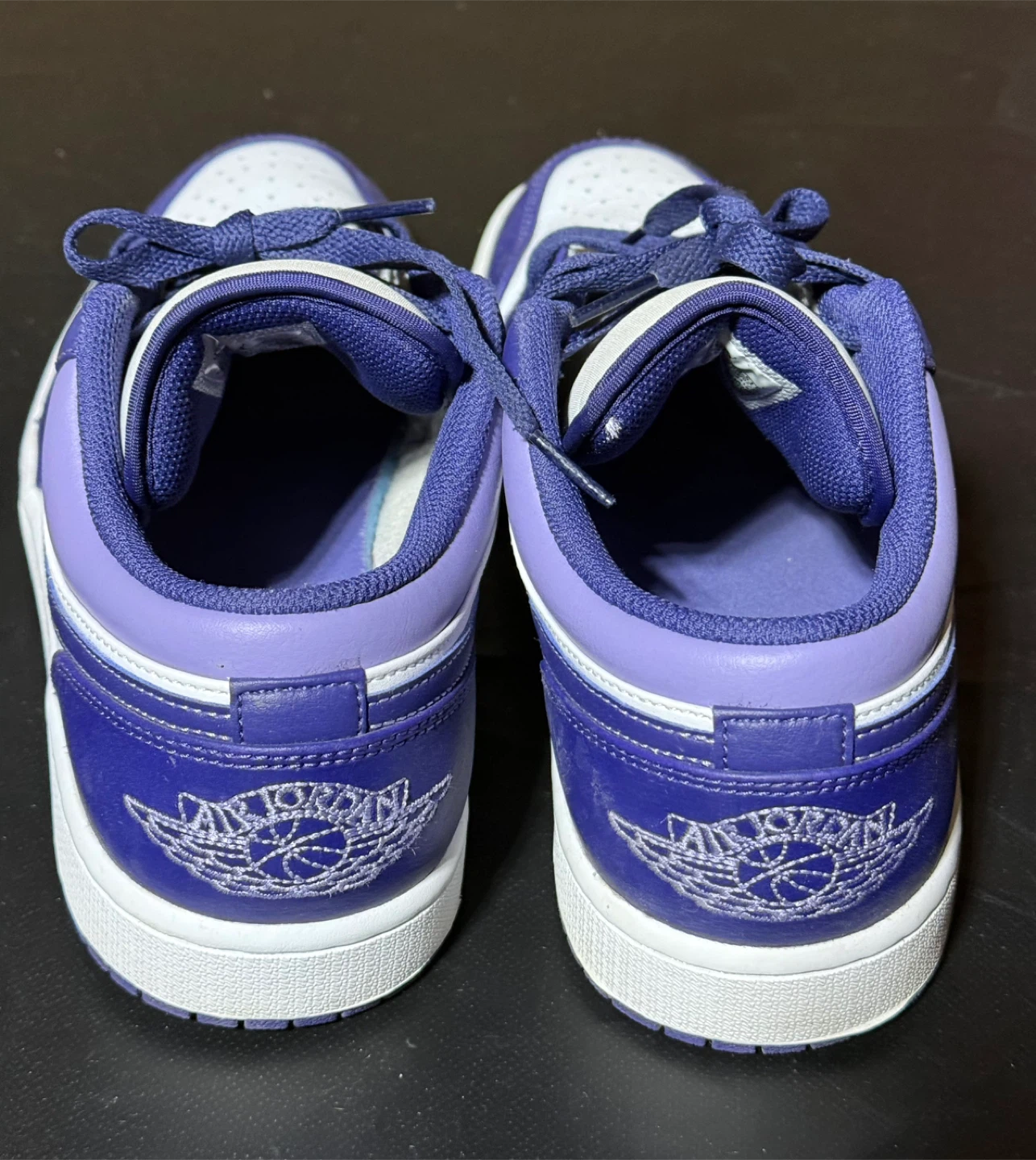 Air Jordan 1 Low Purple White Size 9 - photo 4