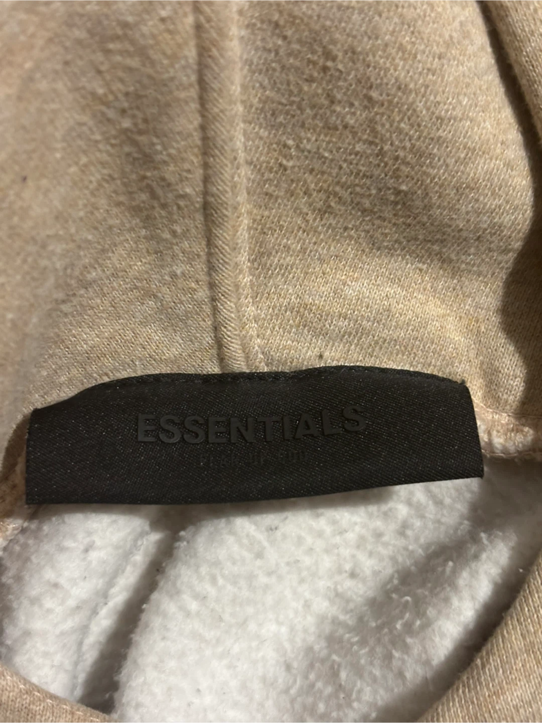 ESSENTIALS Fear of God Hoodie Beige - photo 5