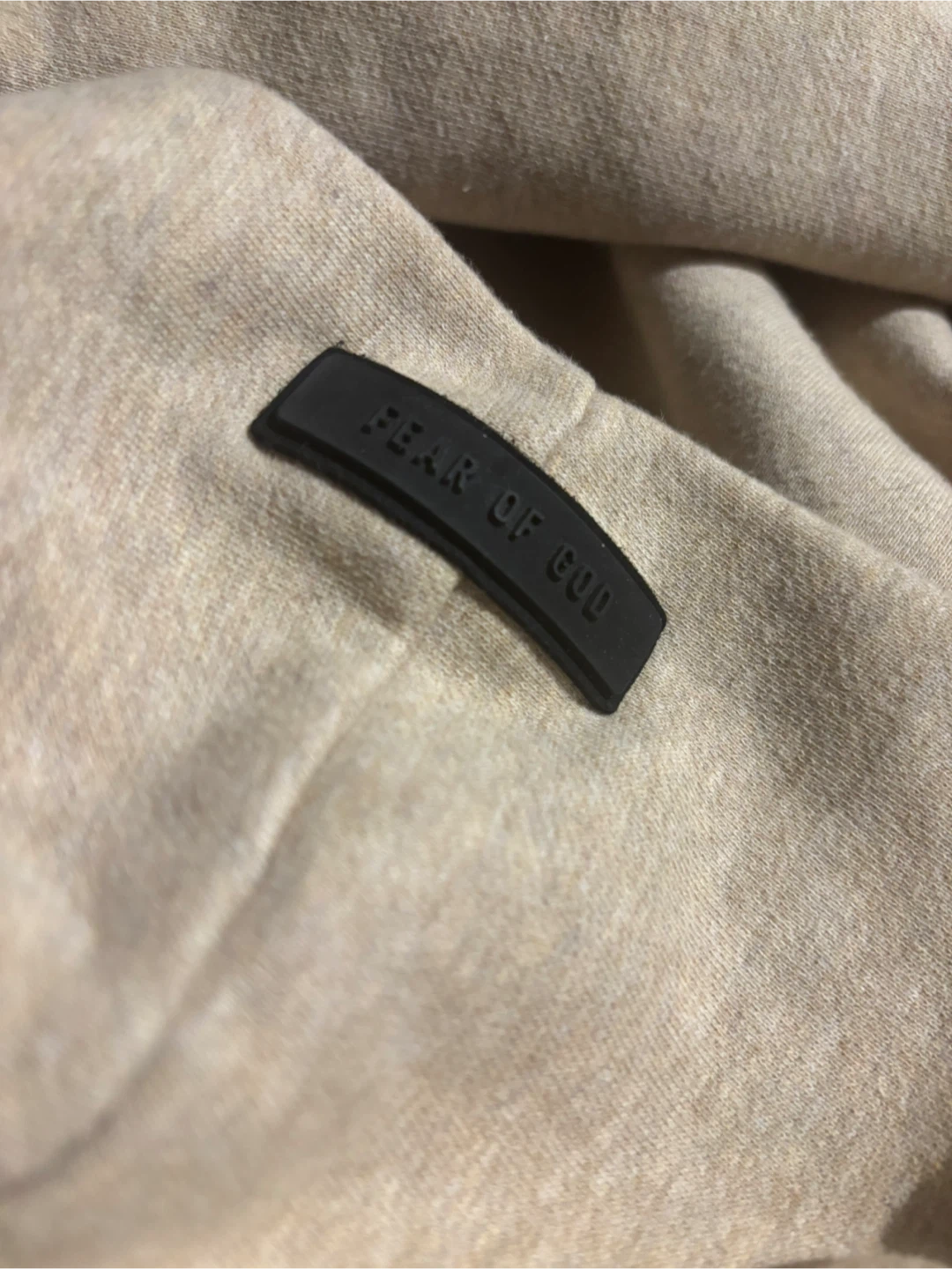 ESSENTIALS Fear of God Hoodie Beige - photo 4