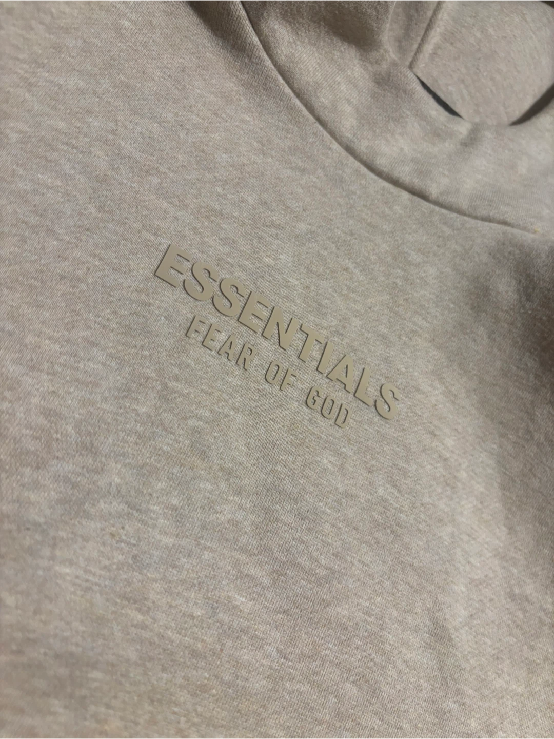ESSENTIALS Fear of God Hoodie Beige - photo 3