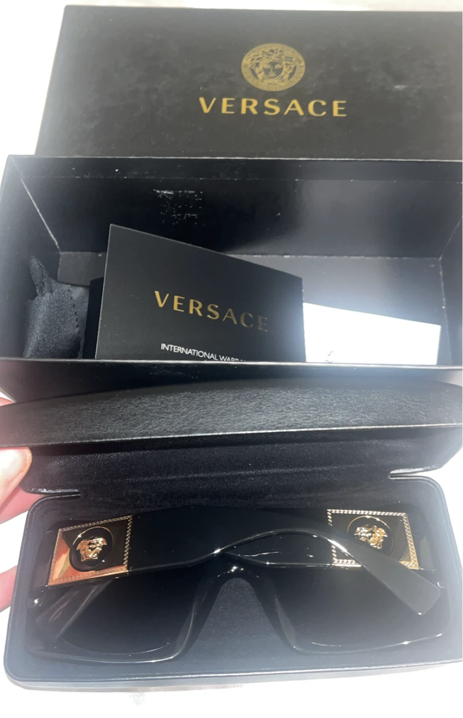 Real Versace Black Sunglasses $565 - photo 3