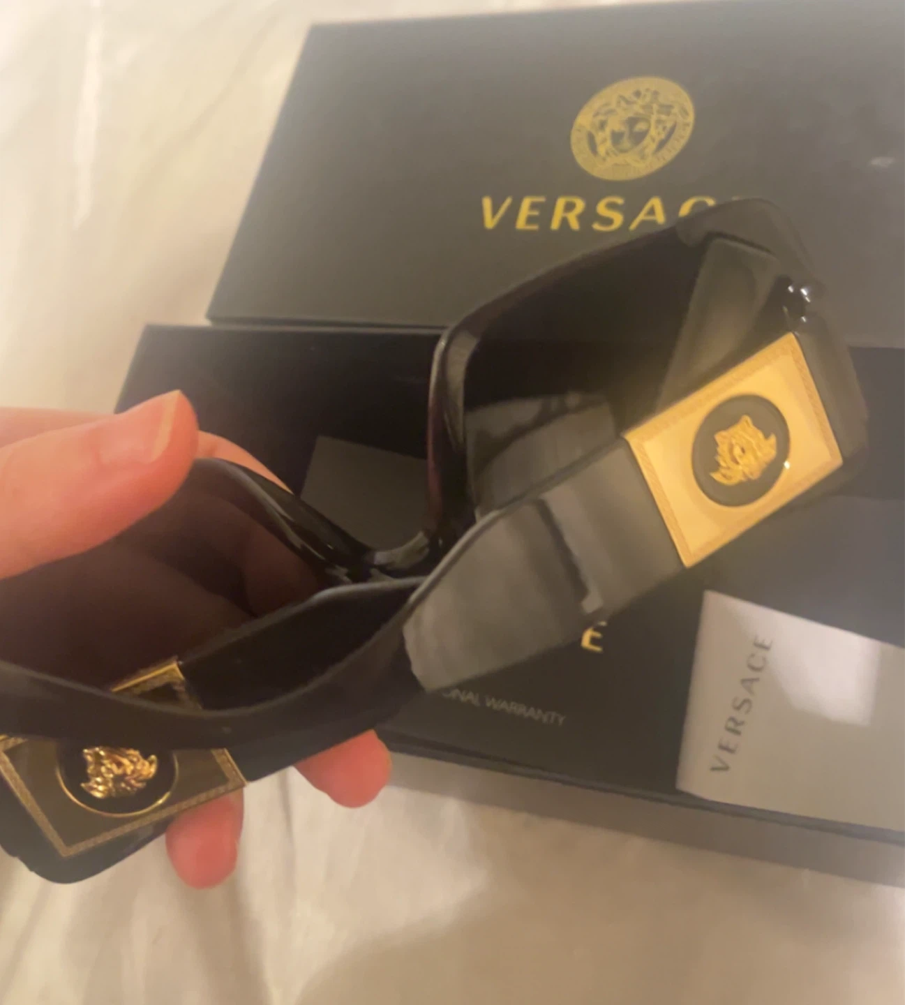 Real Versace Black Sunglasses $565 - photo 4