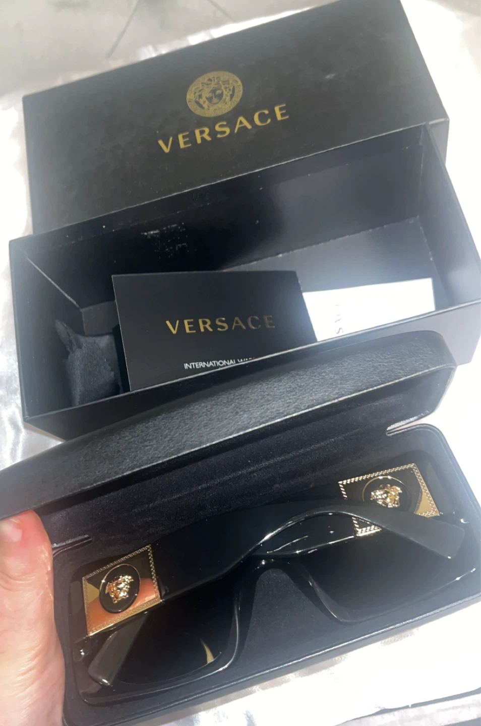 Real Versace Black Sunglasses $565