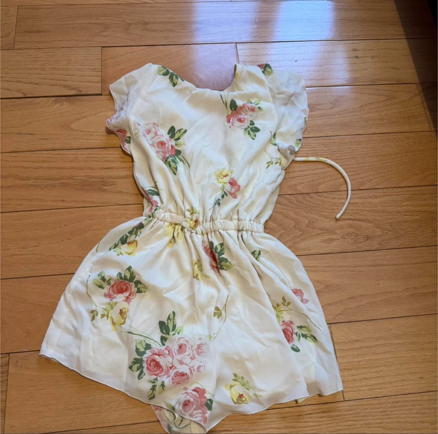 aritzia Wilfred floral print romper XXS