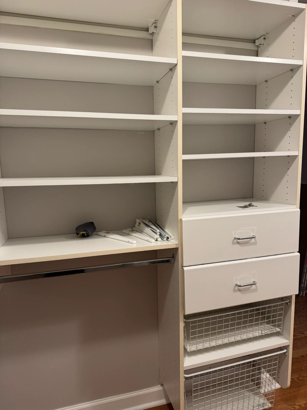 Closet Organization System with Shelving and Drawers - photo 2