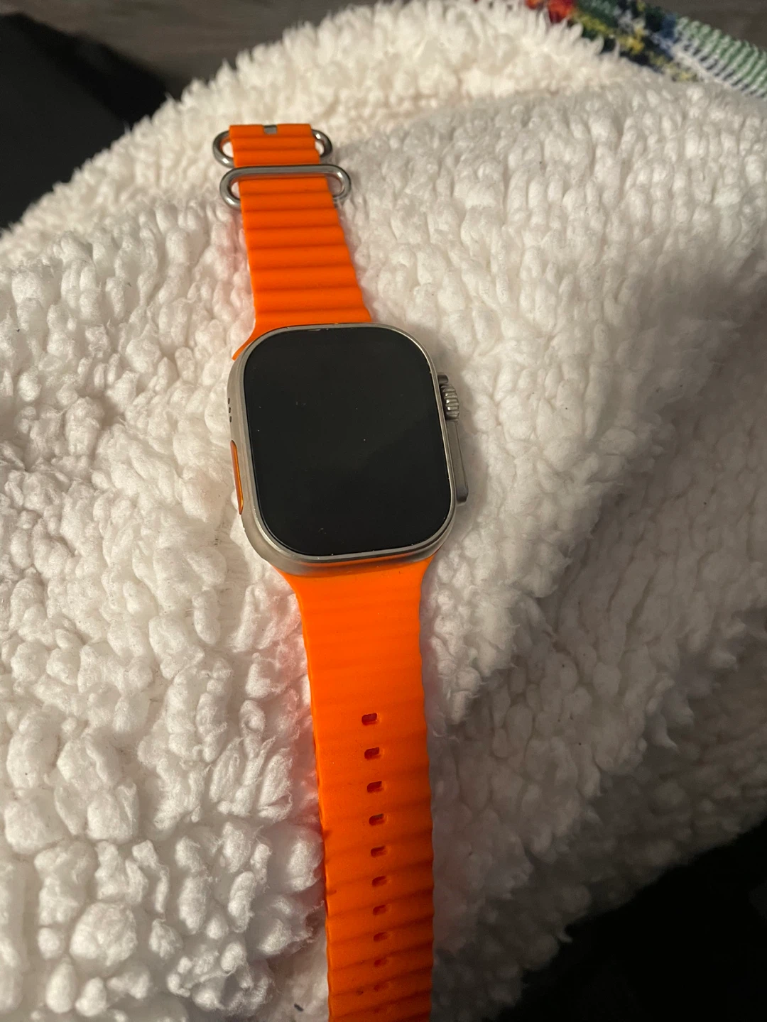 (OBO) Apple Watch Ultra 2 Orange Ocean Loop