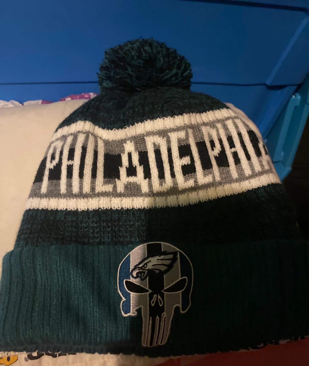 🥕Philadelphia Eagles Beanie with Pom