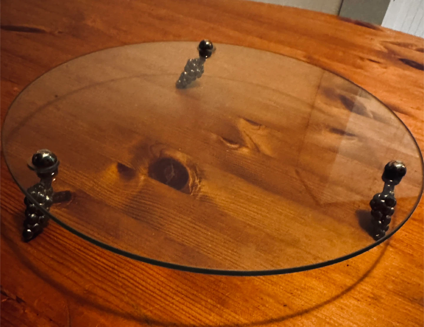 Bowring Glass Cheese Tray