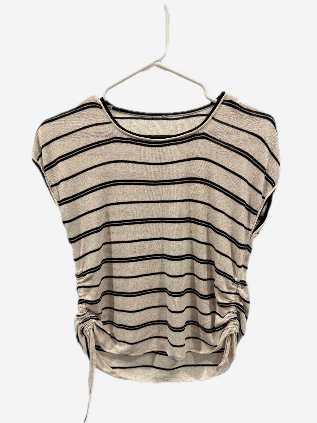 Striped Ruched T-Shirt