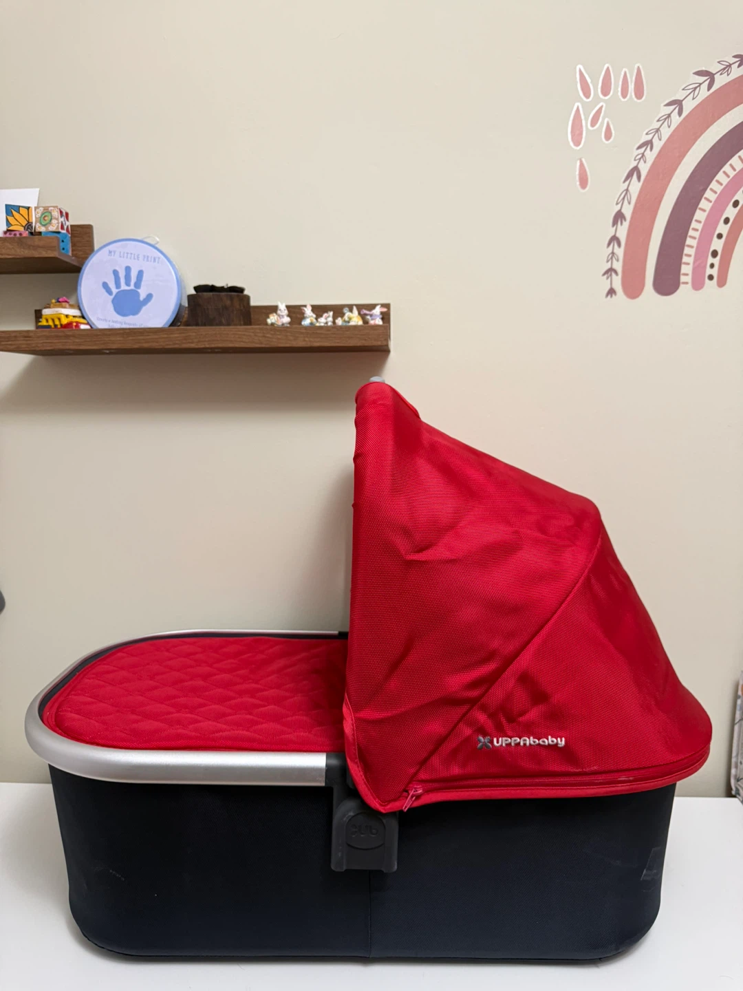 UPPAbaby Bassinet for VISTA/CRUZ - Denny Red / Silver