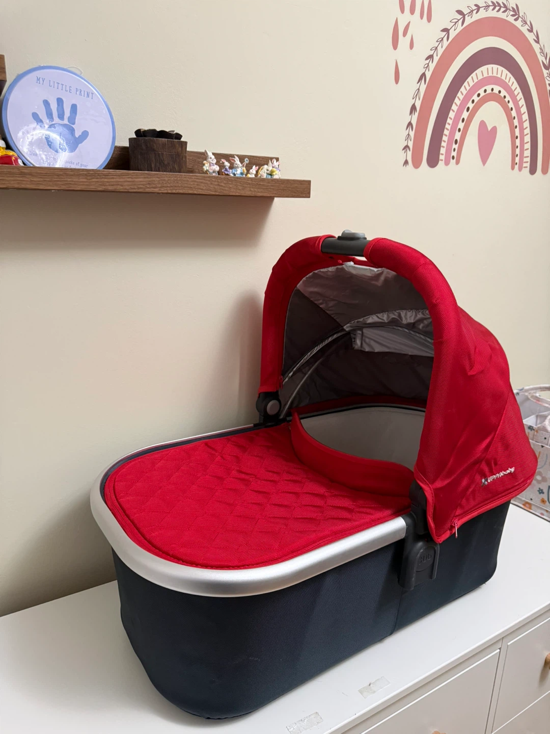 UPPAbaby Bassinet for VISTA/CRUZ - Denny Red / Silver - photo 2
