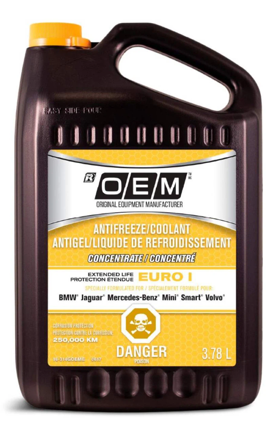 New OEM EURO I Antifreeze/Coolant - 3.78 L