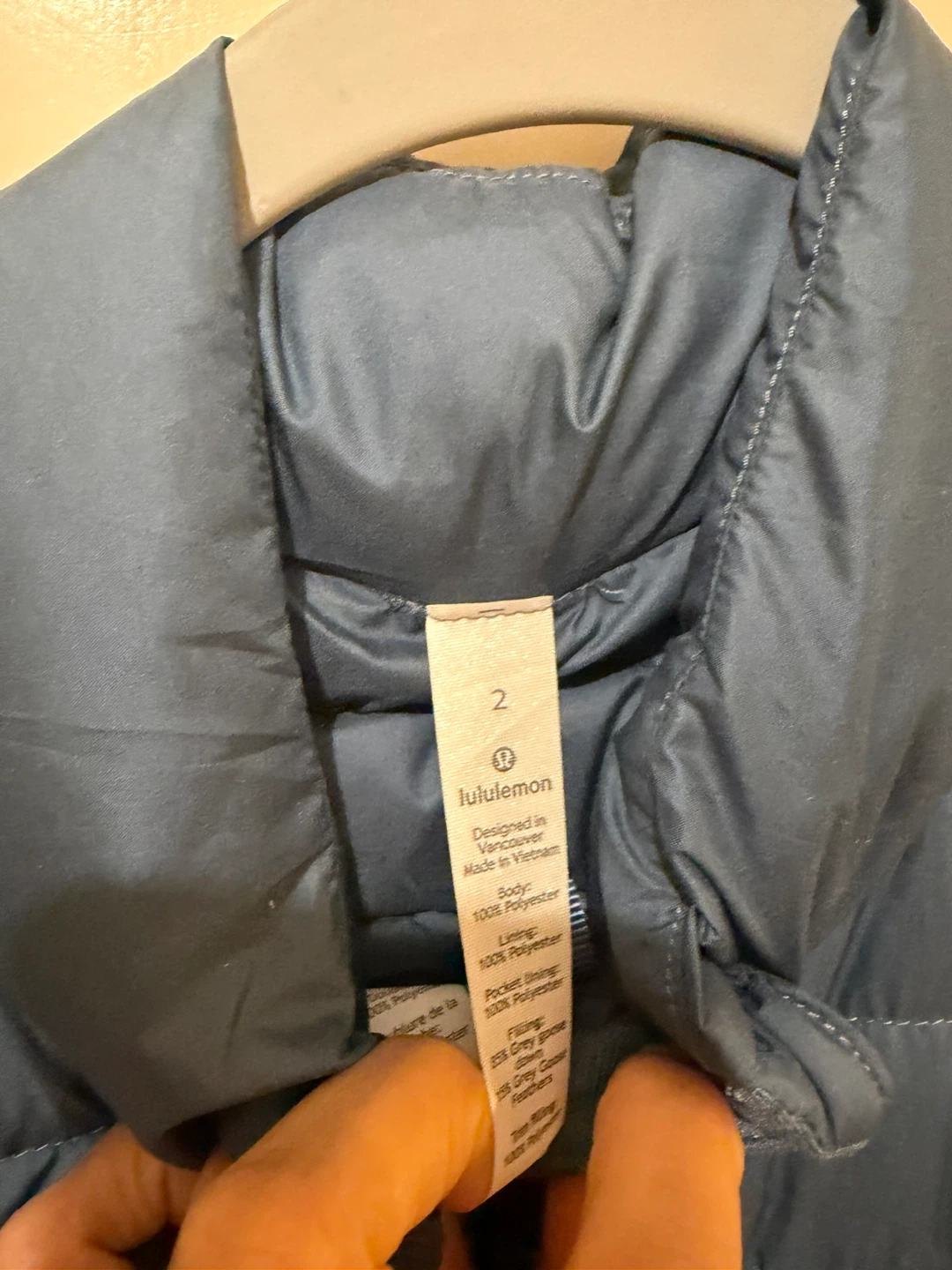 Lululemon light Puffer Vest  Blue - photo 3