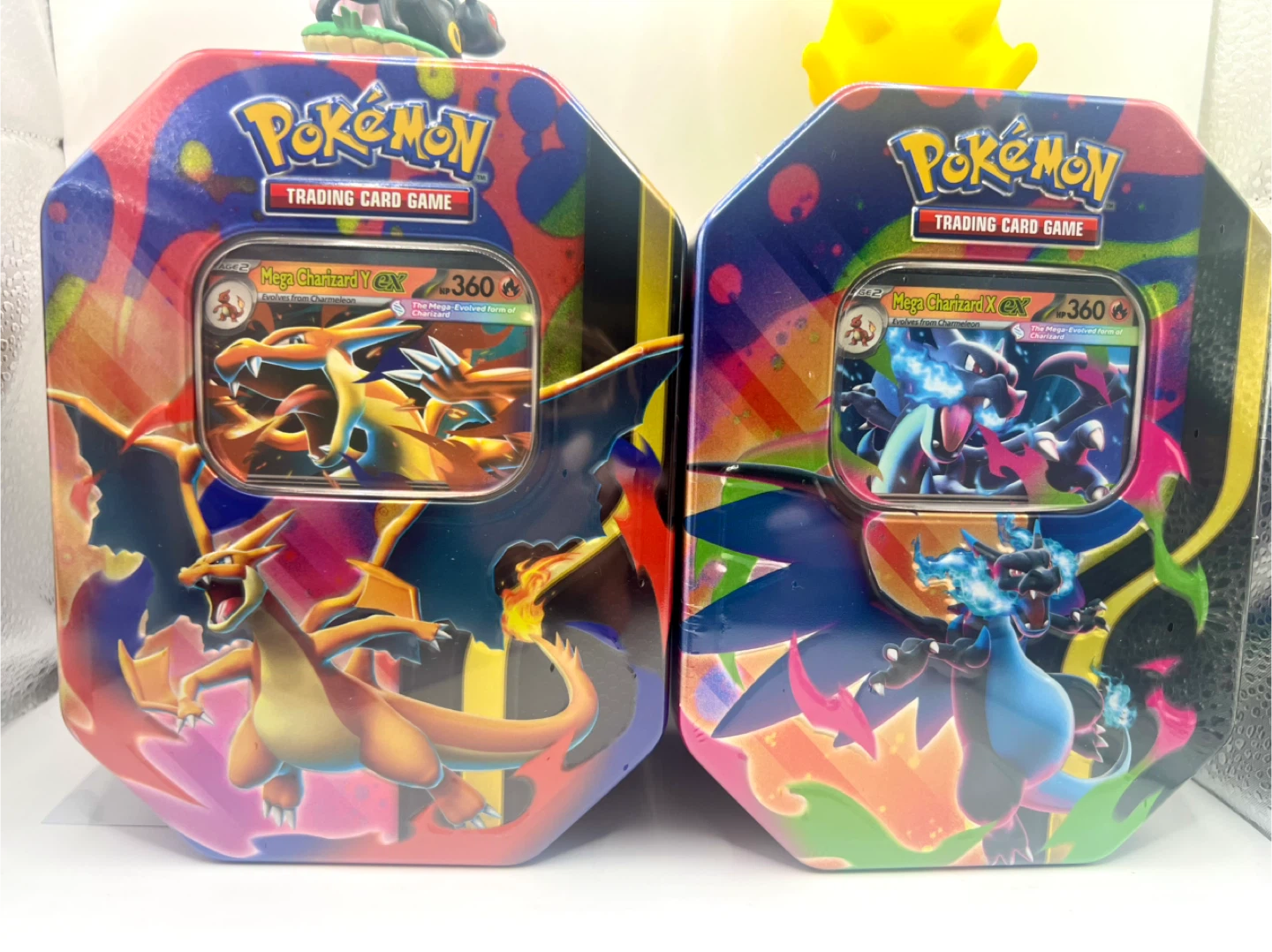 Pokemon Trading Card Game Tins x 2 - Mega Charizard EX - photo 3