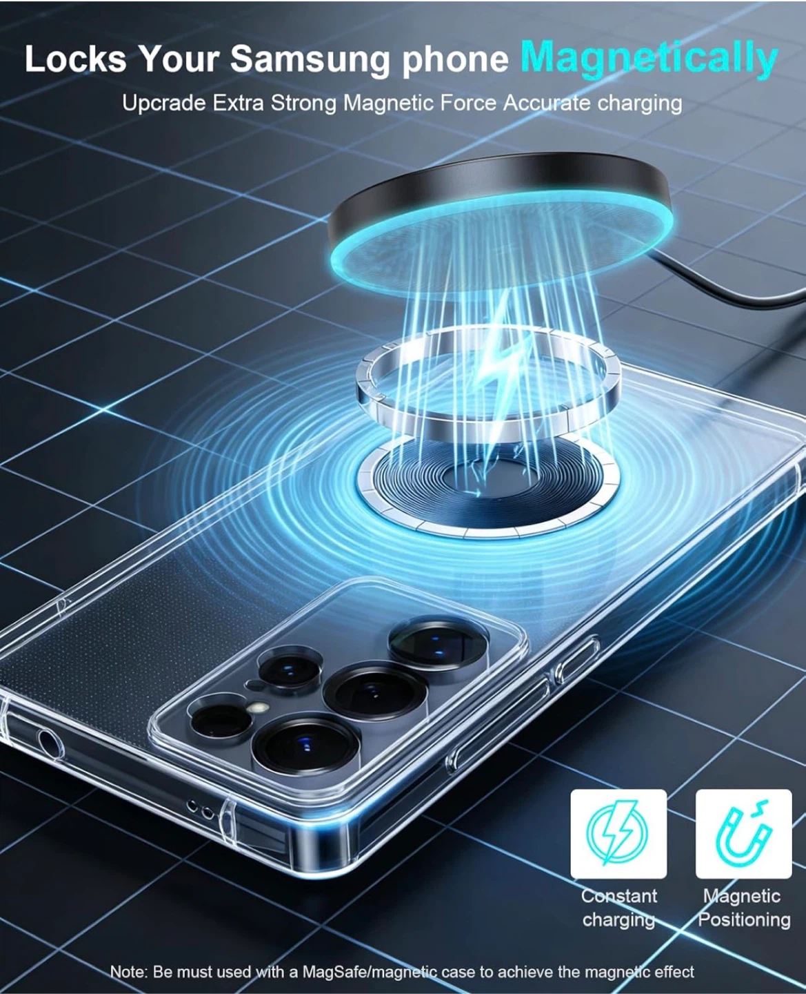 2 Pack 15W Fast Magnetic Wireless Charging Pad - photo 2