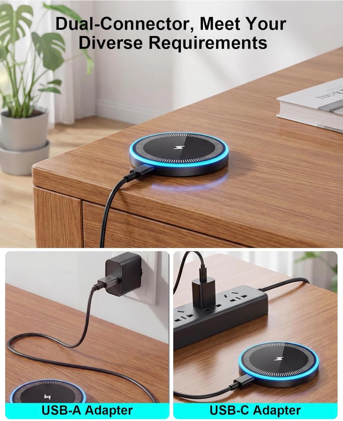 2 Pack 15W Fast Magnetic Wireless Charging Pad - photo 5