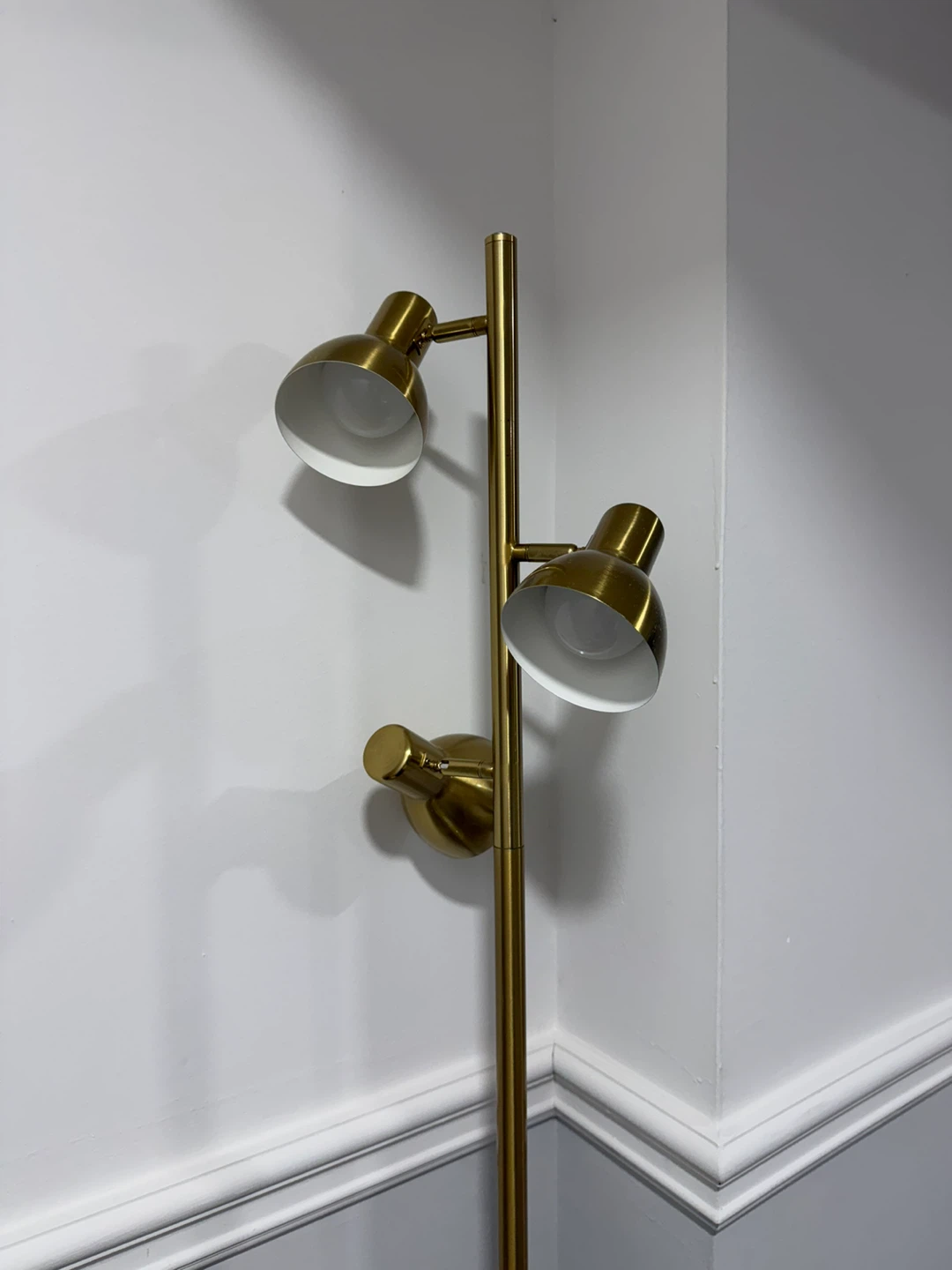 Gold 3-Head Floor Lamp
