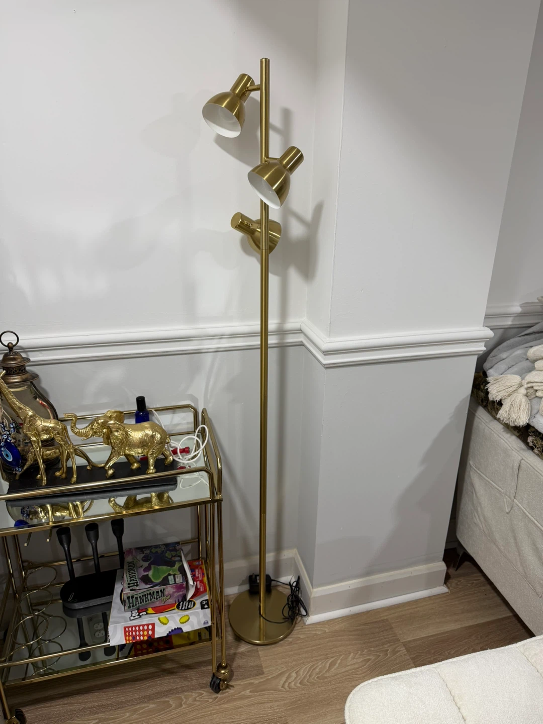 Gold 3-Head Floor Lamp - photo 2