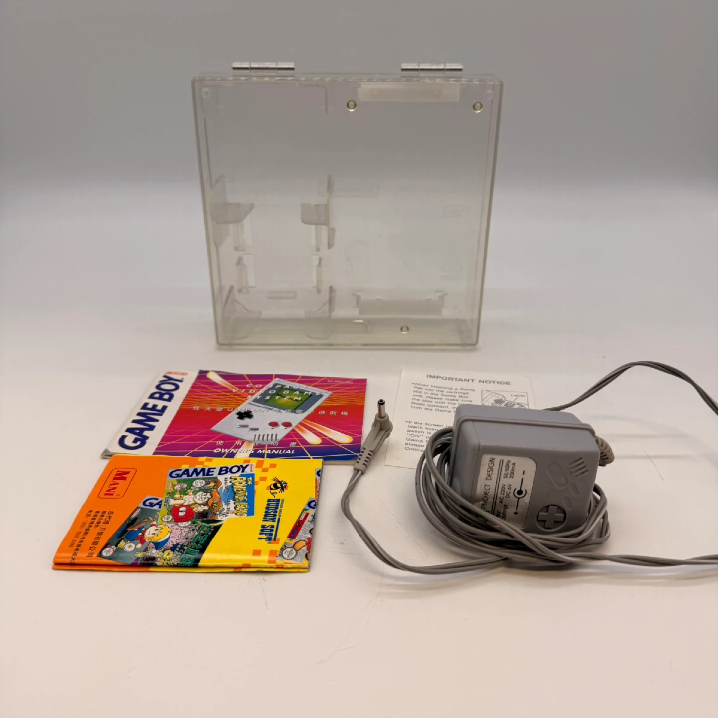 Nintendo Game Boy Accessories Bundle Case Adapter Manuals - photo 4