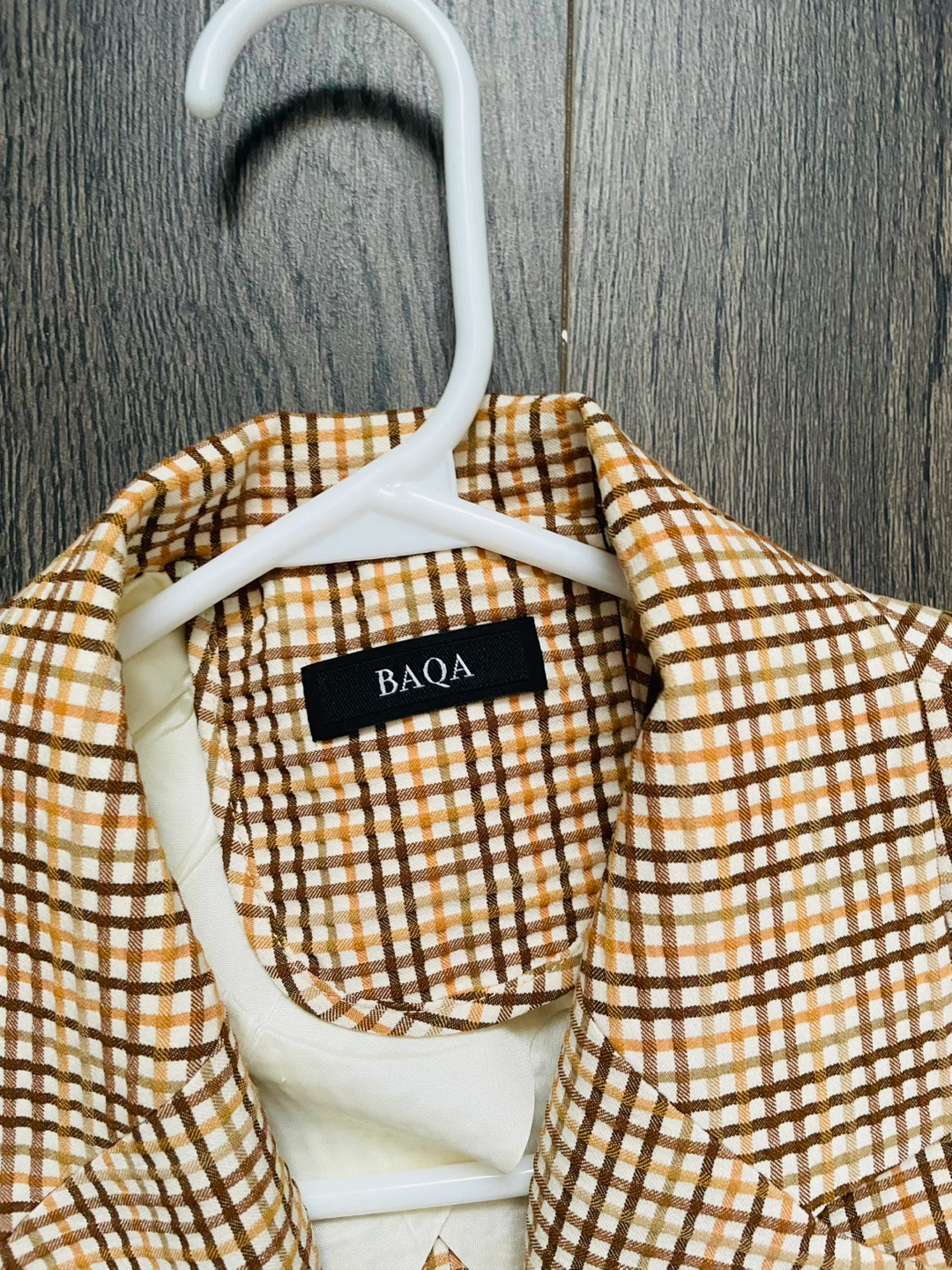 BAQA Plaid Blazer and Pants Set - photo 2