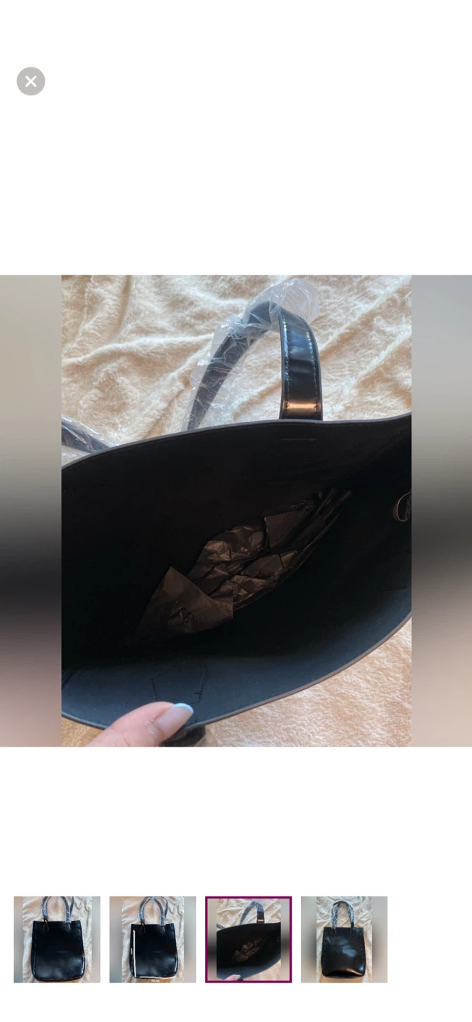 Givenchy Parfums Black Faux Leather Tote Bag - photo 3