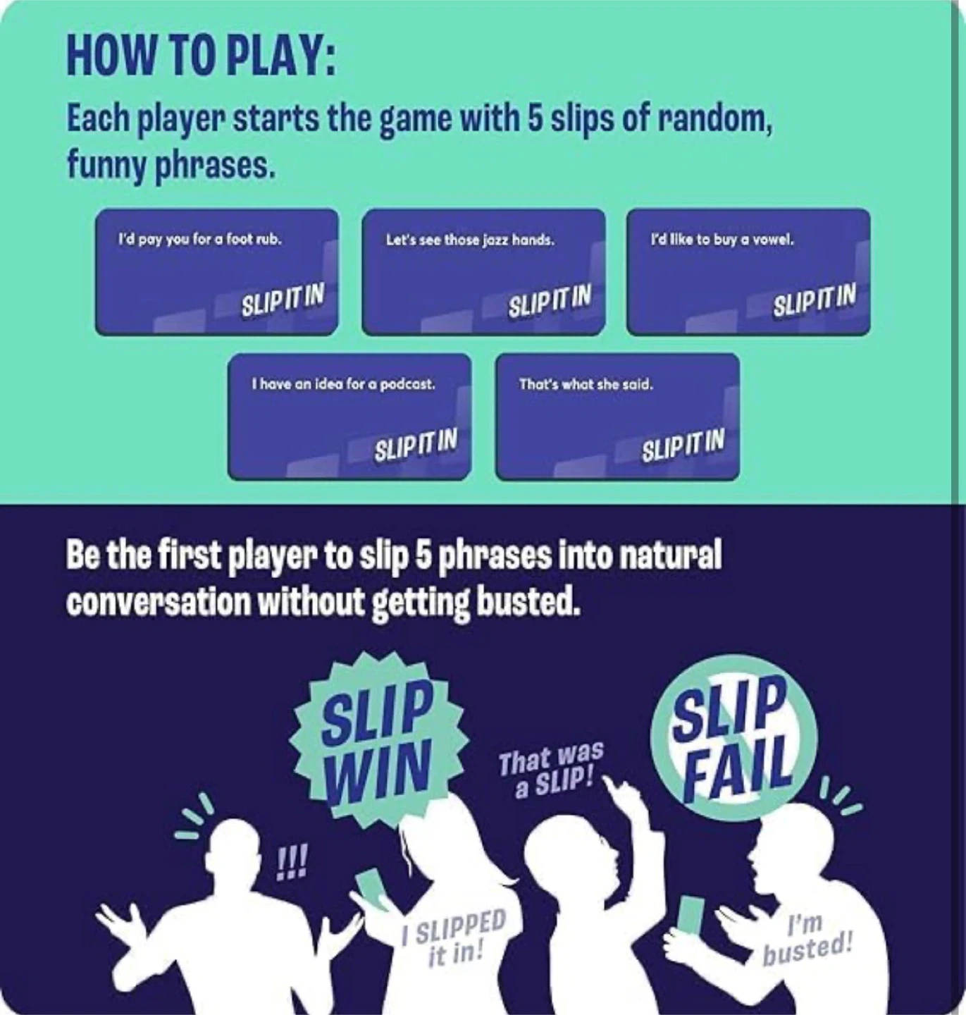 Slip It In Party Game - photo 3