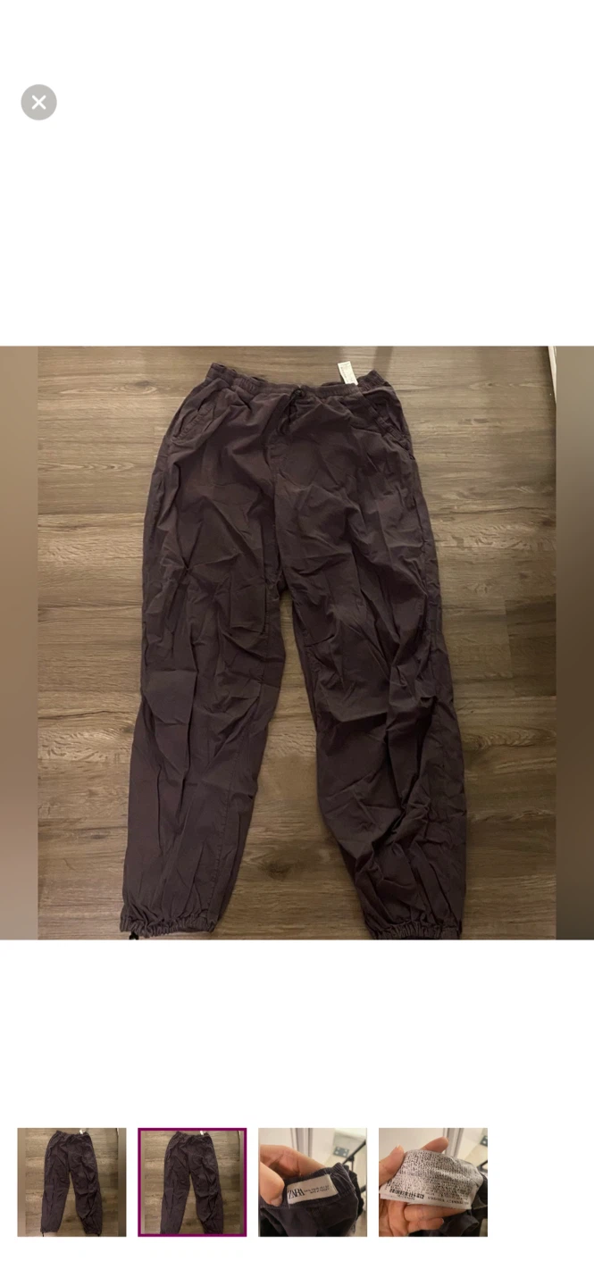 ZARA Parachute Pants - Extra Large - photo 2