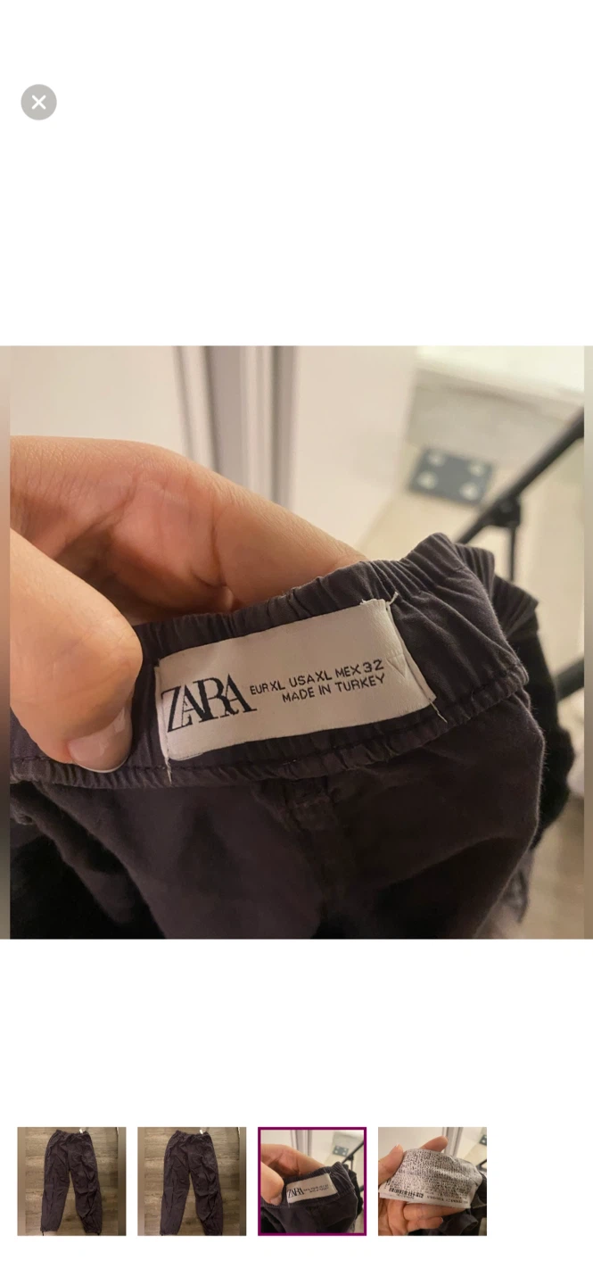 ZARA Parachute Pants - Extra Large - photo 3