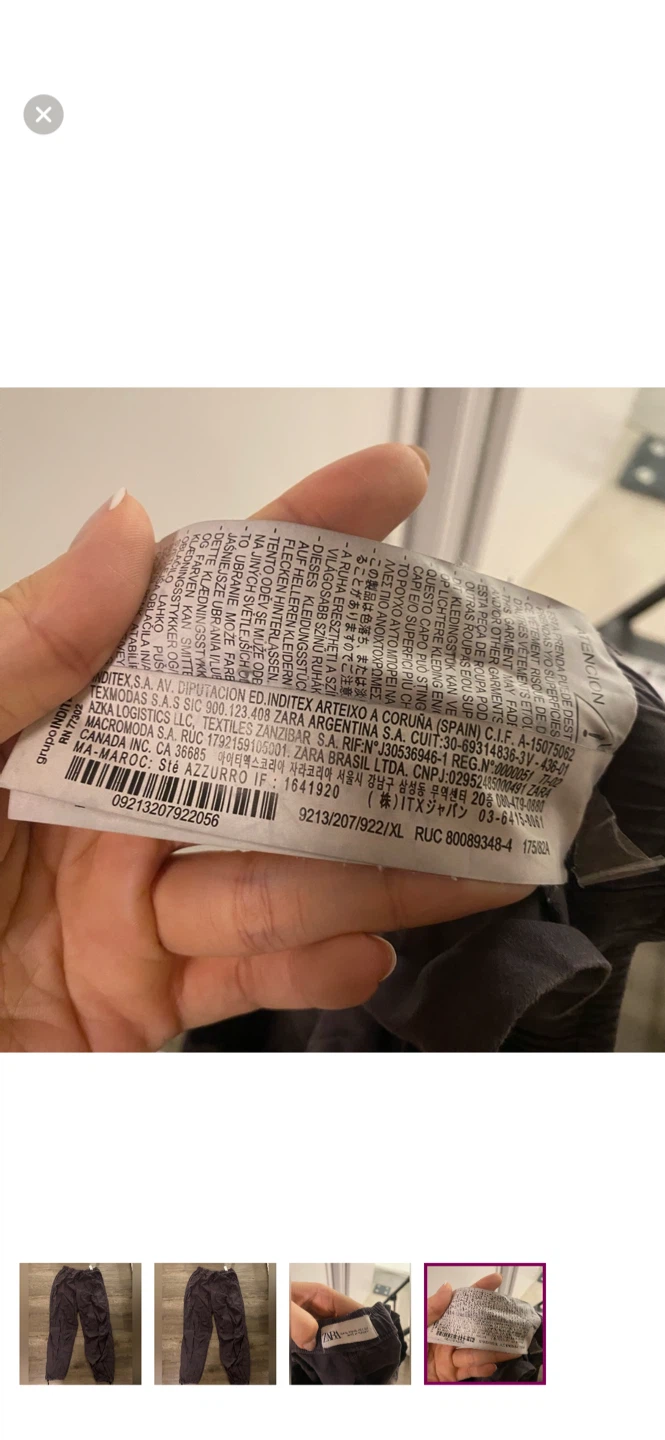 ZARA Parachute Pants - Extra Large - photo 4