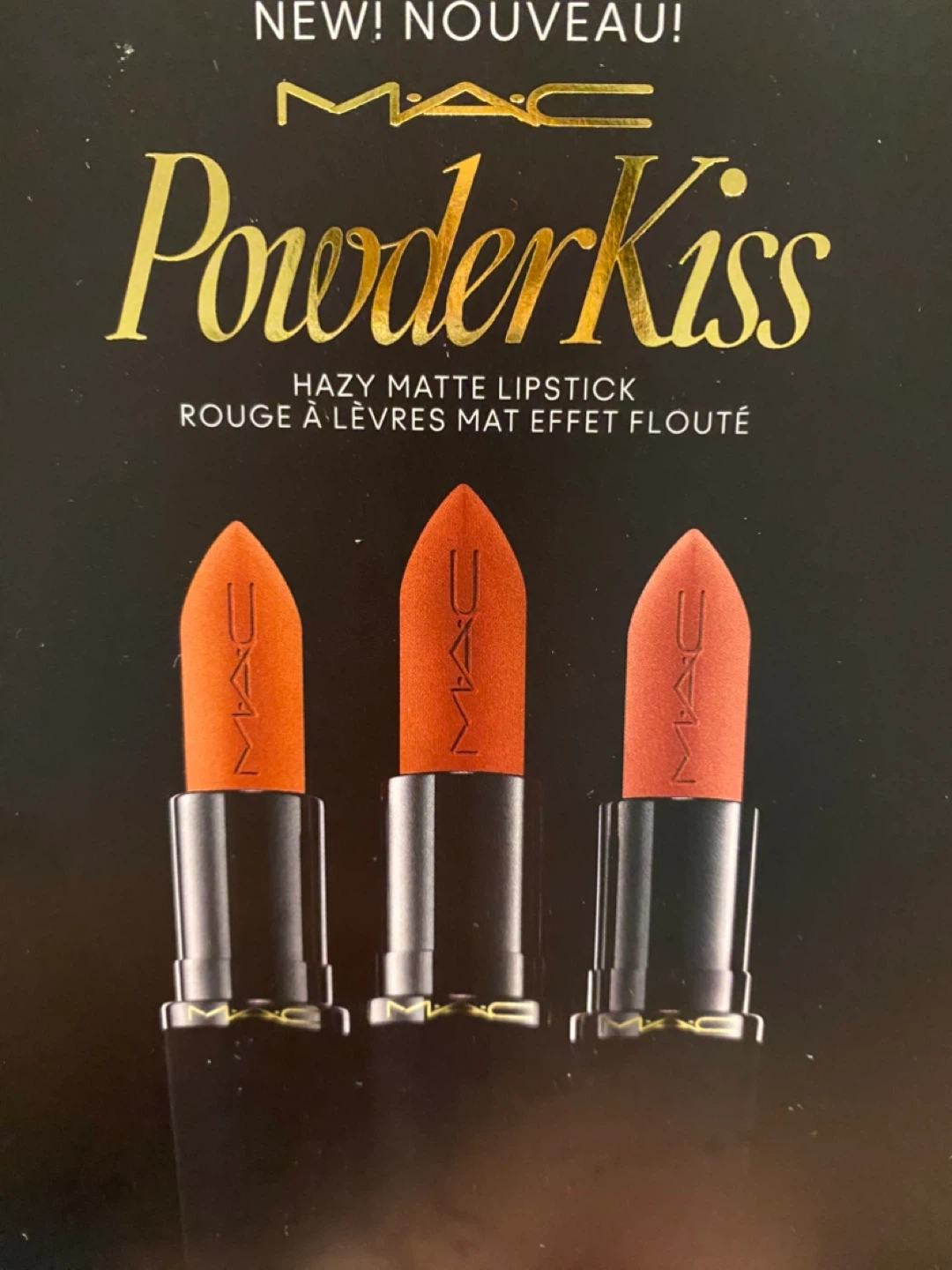 MAC Powder Kiss Hazy Matte Lipstick sample Set